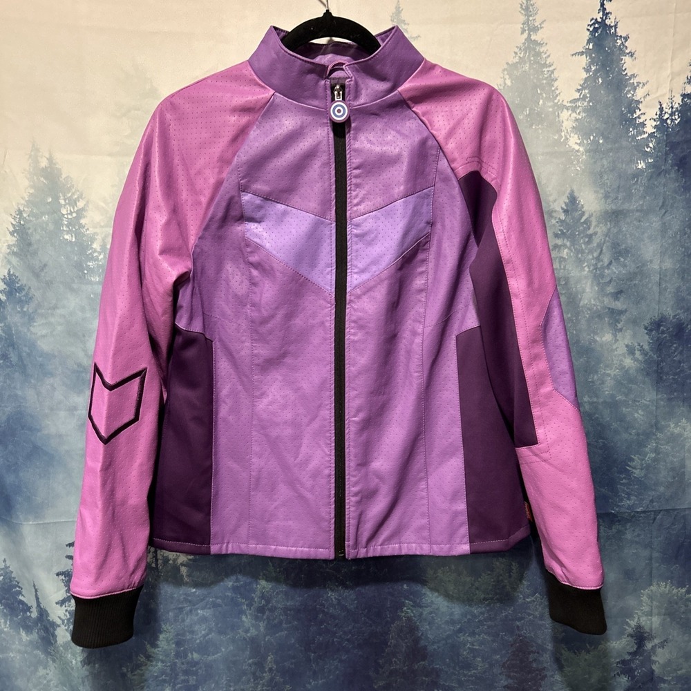 Disney‎ Store Marvel Hawkeye Kate Bishop Ladies' Jacket Cosplay Purple SZ Large